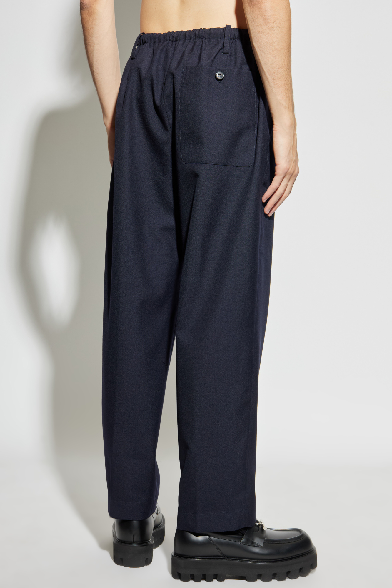 パンツ DRIES VAN NOTEN Wool High Waist Trousers Dries Van Noten Wool pants | Men's Clothing | Vitkac